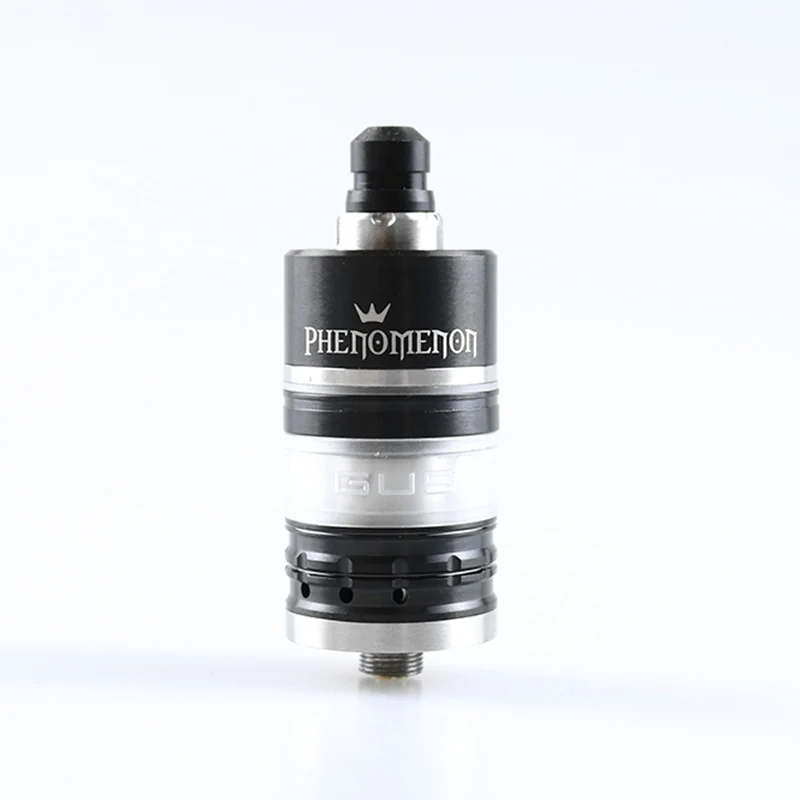 

Phenomenon Menelaus RTA Atomizer 22mm Replaceable coils with 510 BOX MOD Stainless Steel Adjustable Airflow Rebuildable Atomizer