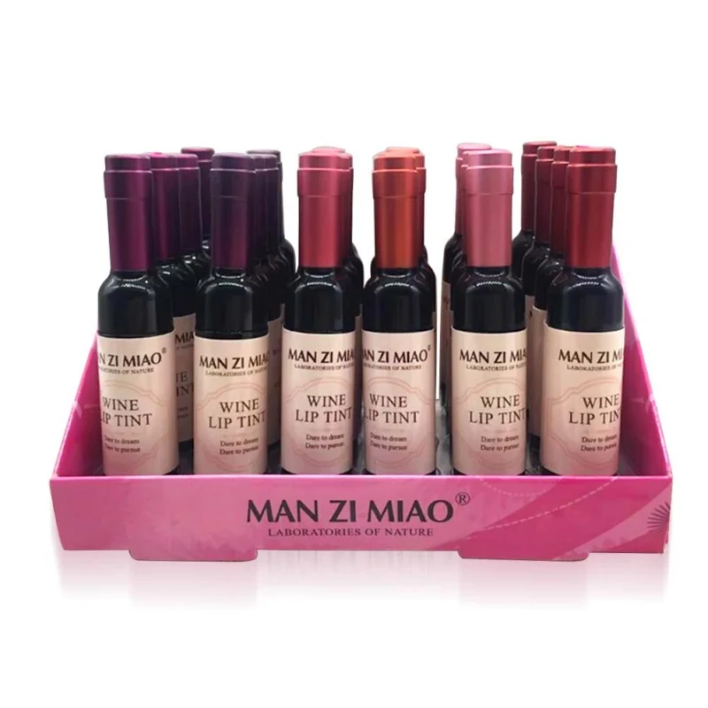 2019 Sexy Waterproof Wine Red Shape Lip Tint Gloss Baby Pink Lip For Women Batom Makeup Liquid Lipstick Lipgloss Cosmetic Tools 2019 Sexy Waterproof Wine Red Shape Lip Tint Gloss Baby Pink Lip For Women Batom Makeup Liquid Lipstick Lipgloss Cosmetic Tools