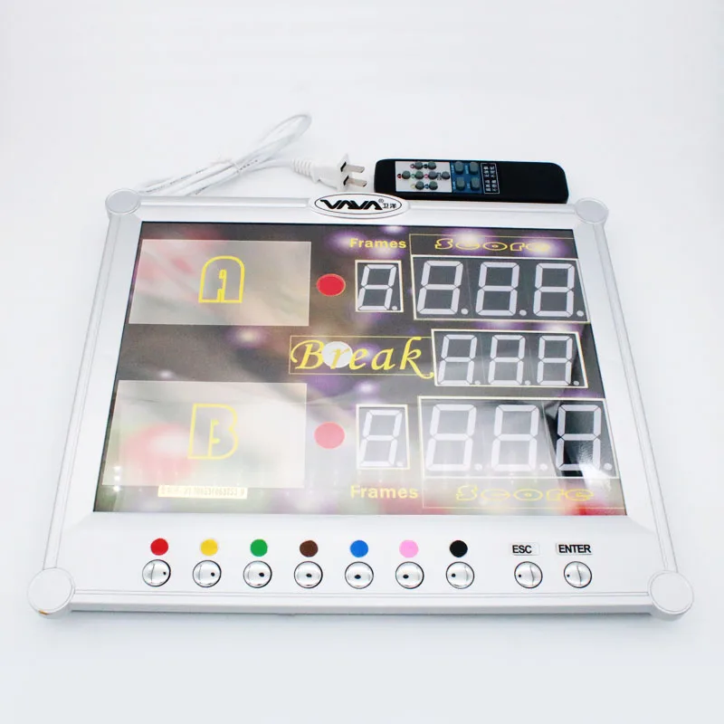 

Snooker Electronic Scoreboard + Remote control Snooker Billiards Room / Club