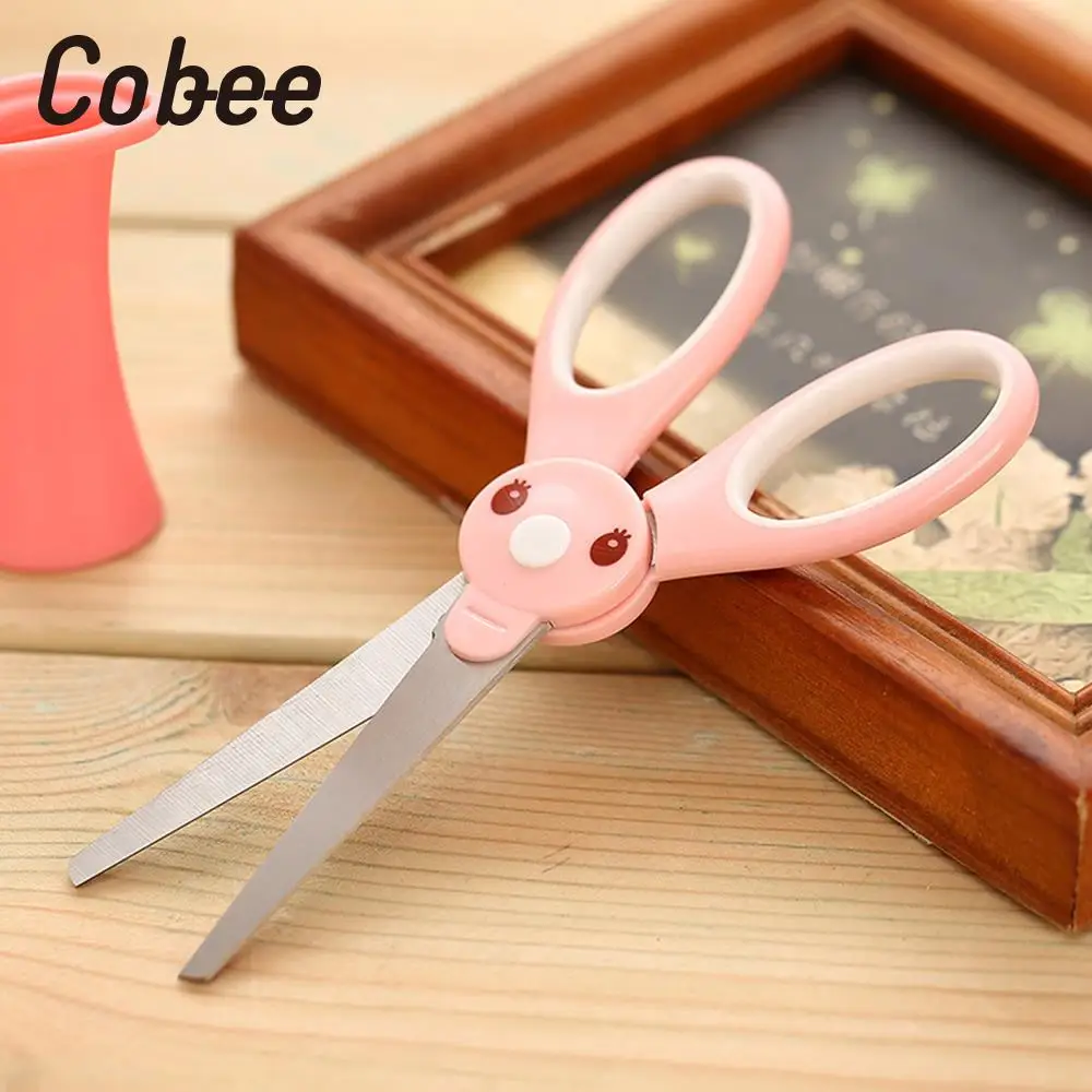 

Cute Rabbit Safety Scissors Cutting Stainless Steel Rabbit Children Scissors Stationery Multipurpose Rabbit Scissors