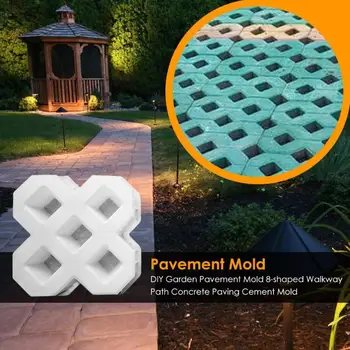 

arden Pavement Mold Garden Walk Pavement Concrete Mould DIY Manually Paving Cement Brick Stone Road Concrete Molds