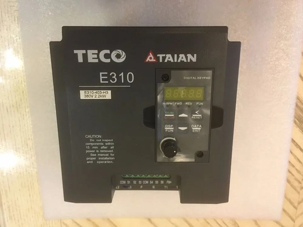 TECO моторный накопитель переменного тока инвертора привода E310 403 H3 2.2KW 3HP серии 3