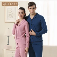 Qianxiu Brand Pajamas Modal Cotton Pijama Set For Men Casual Patchwork Home clothing Couples Matching Pajamas Free Shipping Qianxiu Brand Pajamas Modal Cotton Pijama Set For Men Casual Patchwork Home clothing Couples Matching Pajamas Free Shipping