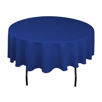 

70inch royal blue tablecloth on the table/wedding table tablecloth/round tablecloth 5 pcs