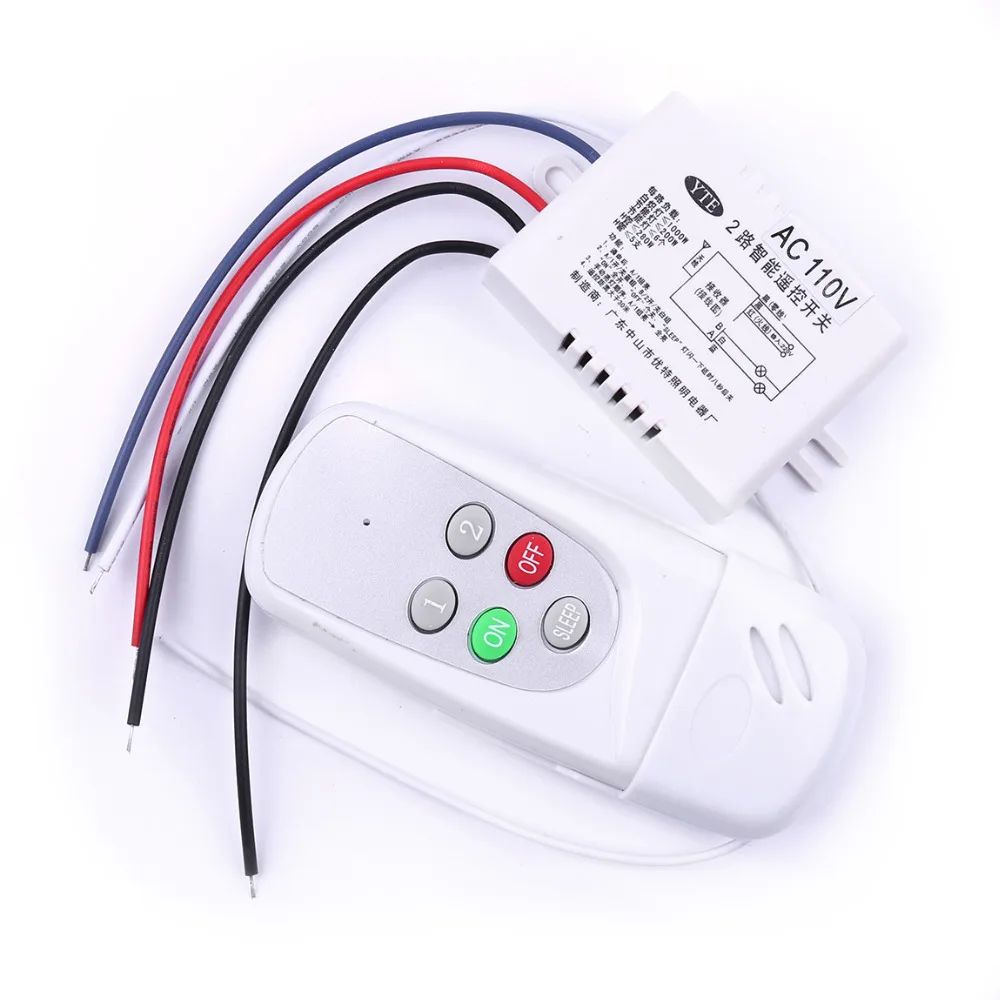 Wireless 2 Way Light Remote Control Switch ON/OFF Control with Ultra ...