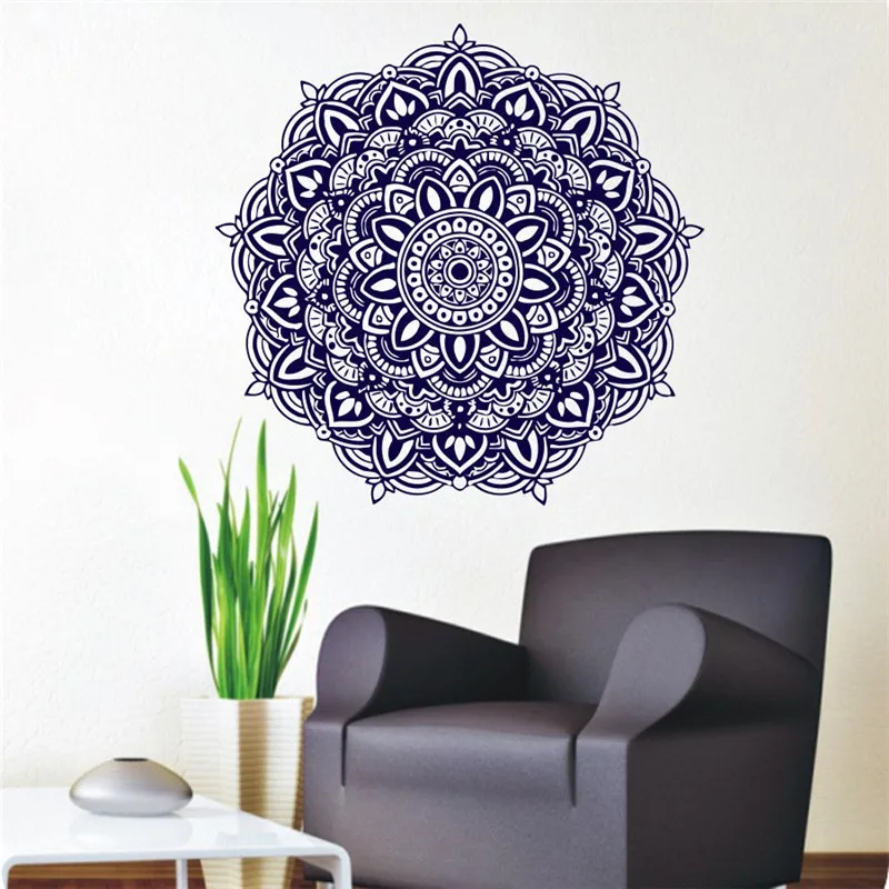 Wall Stickers Yoga Meditation Symbol Wall Decals Home Decor Wall Decoration