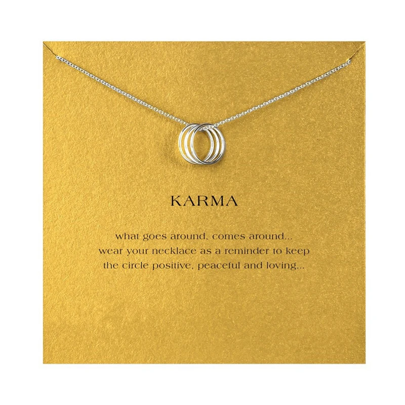 love circle necklace