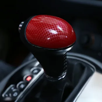 

Car Interior Carbon Fiber Style Car AT Gear Shift Knob Gear Head Cover Trim for Kia Sportage R Cerato K3 K4 K5 Sorento 2011-2015