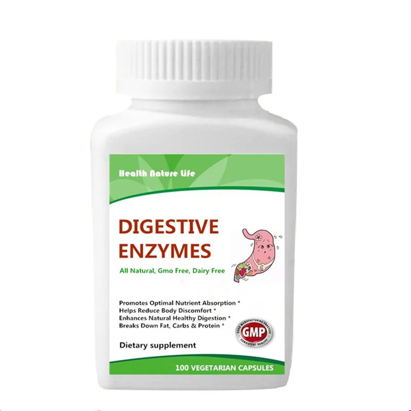 

Digestive Enzymes with Probiotics & Prebiotics - All Natural Multi Enzyme Supplement for Better Digestion & Nutrient Absorption