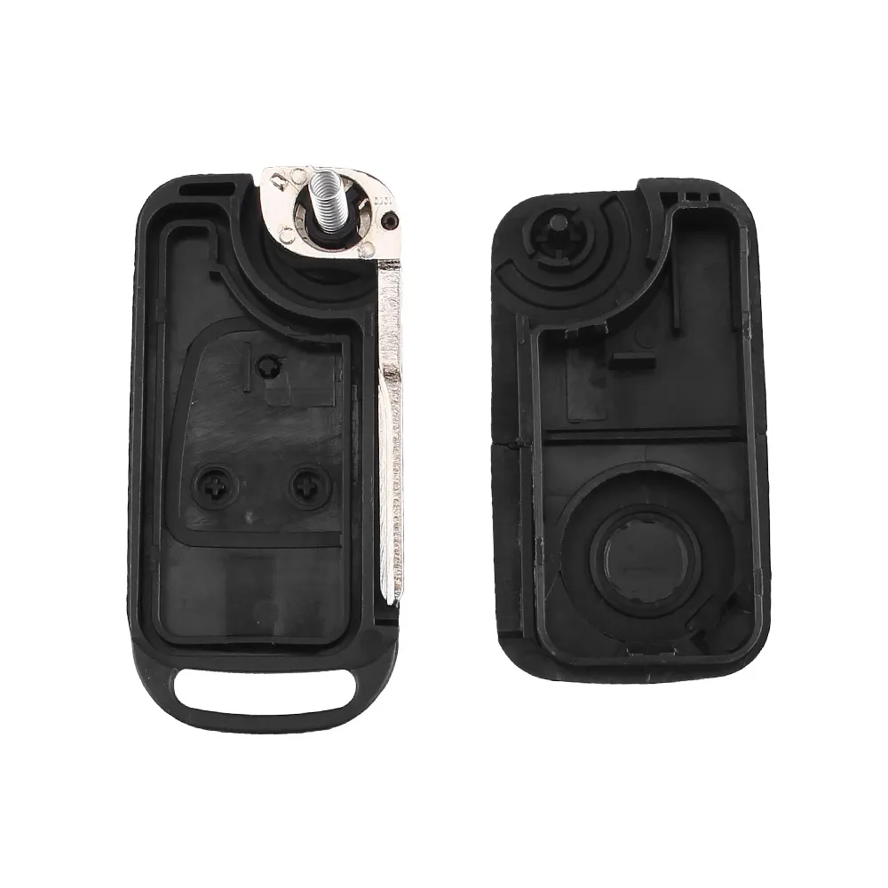 KEYYOU 1/2/3/4 Button Flip Folding Car Remote Key shell For Mercedes Benz SLK E113 A C E S W168 W124 W202 W203 Auto Key Case