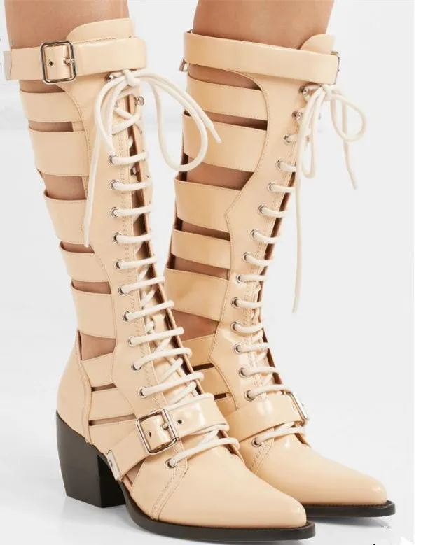 Western Short snakeskin Schuhe Kniehohe khaki black Long Motorrad Damen Lace blue Ferse Chunky Long Long Schnalle Beige Cowboy Stiefel Sommer Up Reiten Short Gladiator white Frauen Short Lange AtxqwR8g