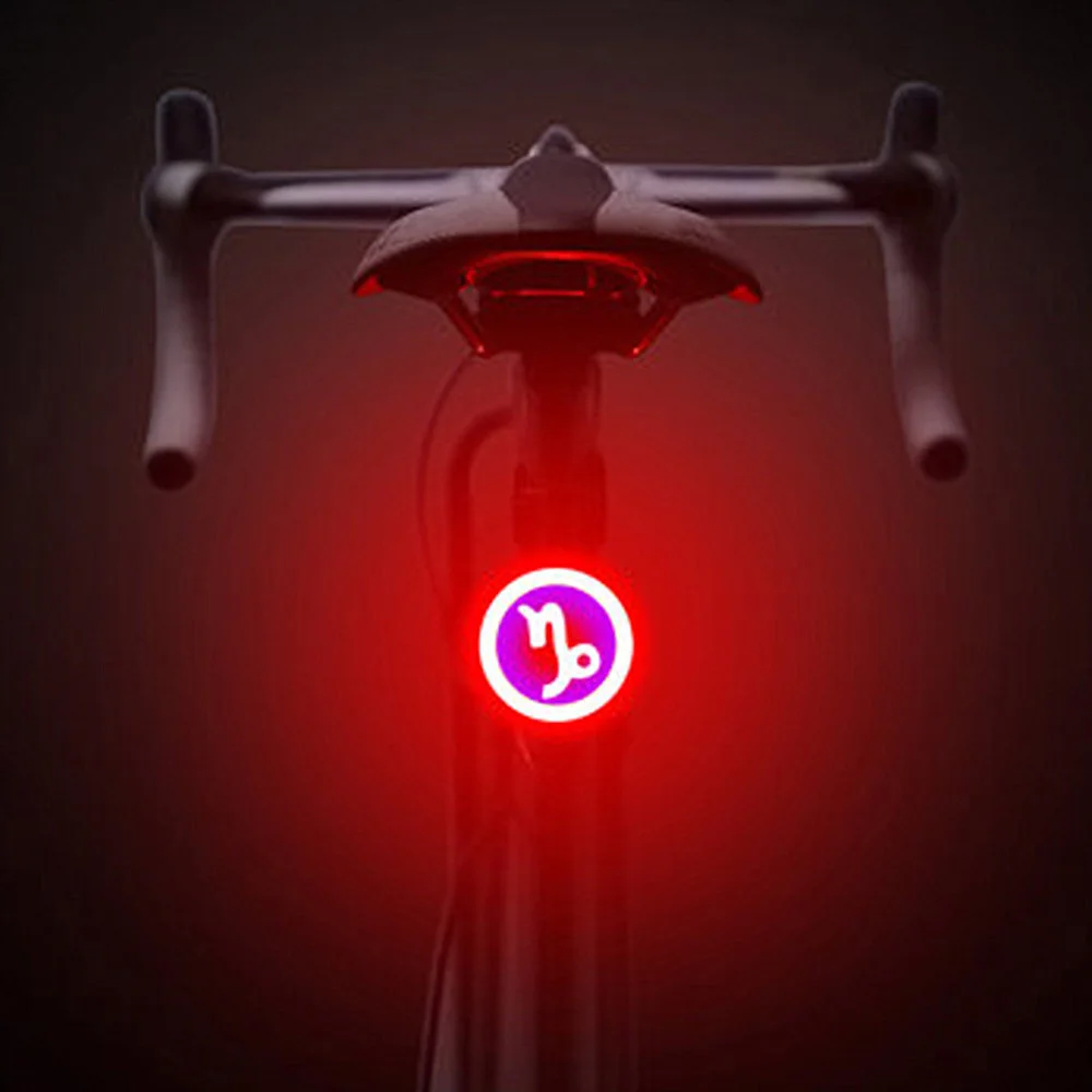 Excellent 6 Lighting Modes Constellation Bicycle Light USB Charge Led Bike Light Flash Tail Rear Bicycle Lights for Mountain Bike Seatpost 1