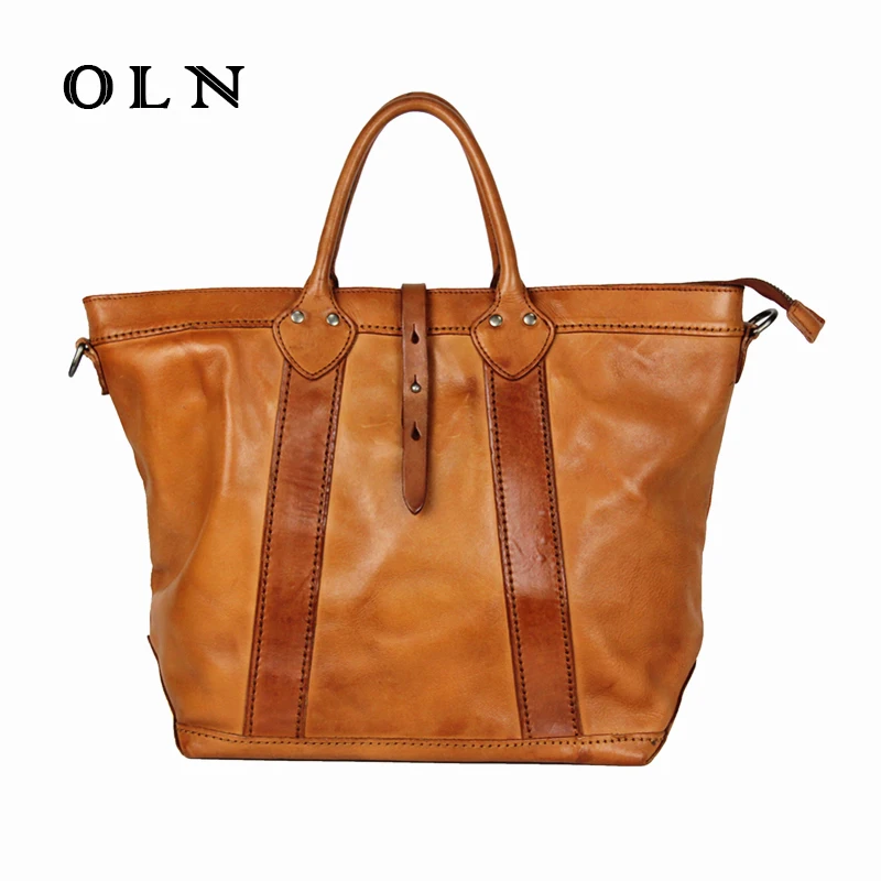 

OLN New Arrived Summer Bags Genuine Leather Handbags Tote Design Women Multifunction Shoulder bag