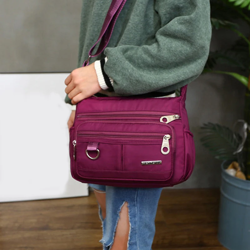 

Oxford Shoulder Bag Multifunctional Unisex Shoulder Messenger Bags Large-capacity Waterproof Casual Wild Shoulder Bag