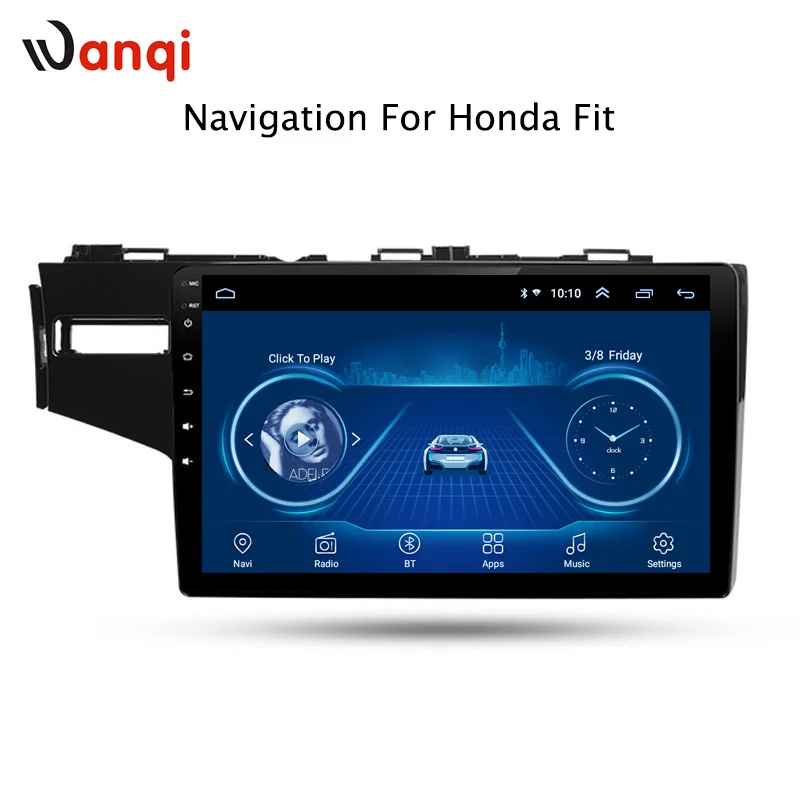 Cheap 9 inch Android 8.1 Car GPS Navigation For Honda fit 2014-2018 Support Stereo Audio Radio Video Bluetooth Price: US $250 / Set 2