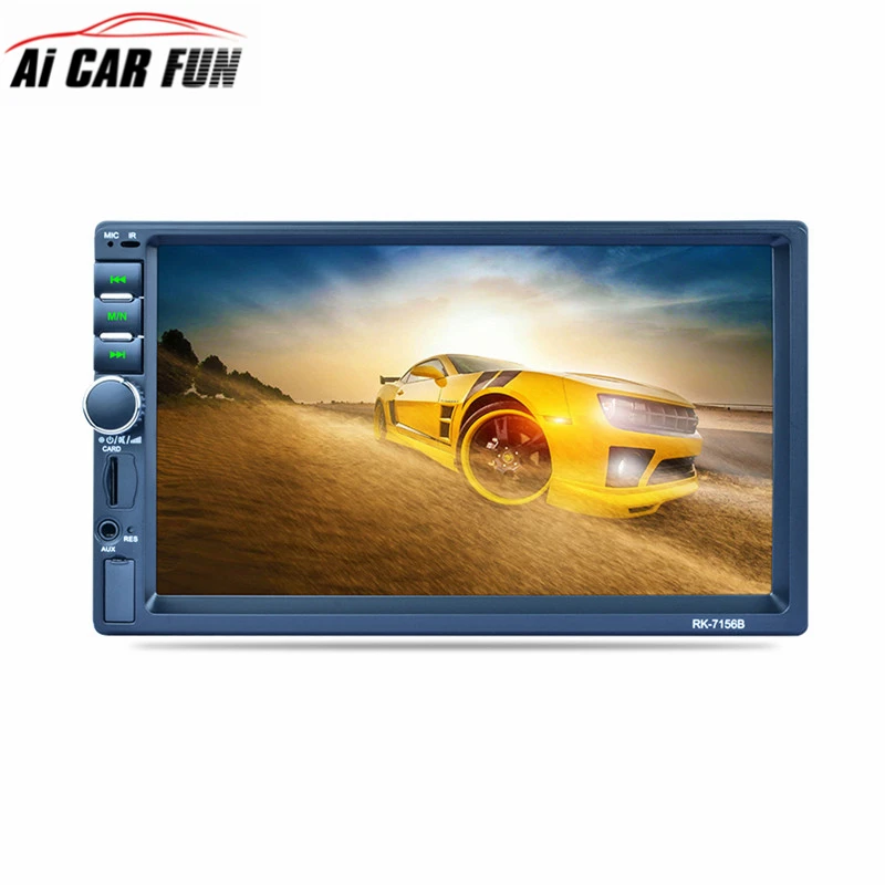 

RK-7156B 7inch Bluetooth 2Din Car Radio FM/AM/RDS Radio Fast Charge with Rear View Camera Function Car Multimedia Player Car MP5