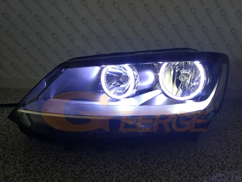 Для Volkswagen VW Sharan MPV Субару Outback 2010 2011 2012 2013 отличное Ультра яркое освещение COB led angel eyes kit halo кольца