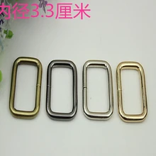 20 шт./лот) 4 цвета сумки для багажа аксессуары для оборудования 3,3 см внутренний диаметр обруч Кнопка боковое соединение квадратный