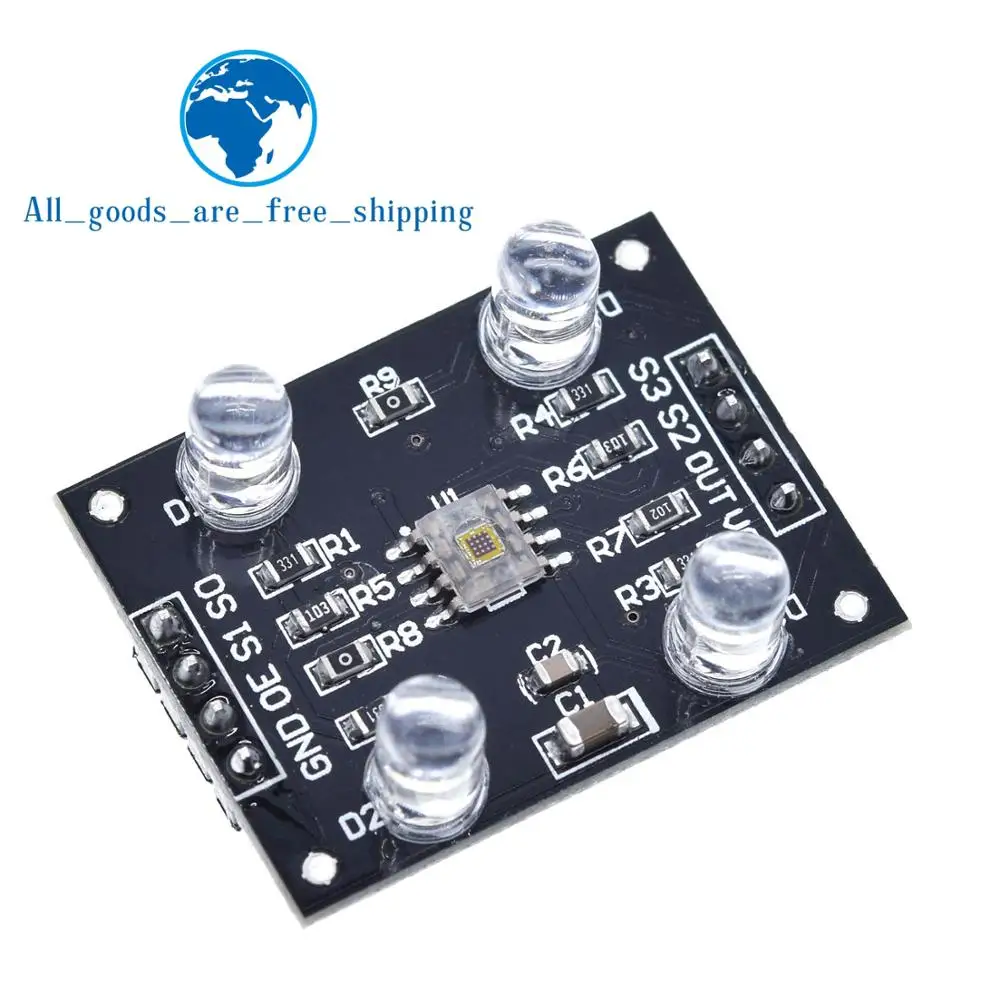 Датчик распознавания цветов TZT TCS230 TCS3200 модуль для arduino сделай сам вход 3 5 в