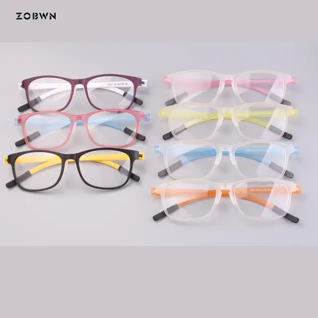 plastic rimless eyeglasses