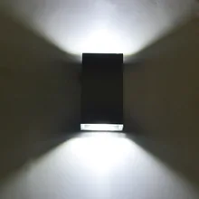 Jiawen 10 шт./лот 6 Вт 10 Вт вилла коридор Бра Открытый Водонепроницаемый светодиодный настенный светильник(ac85-265v