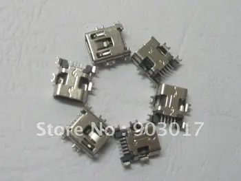 

Mini 5Pin USB Female Jack SMT Sinking Plates Connector NEW HOT Sale HIGH Quality 300 Pcs Per Lot