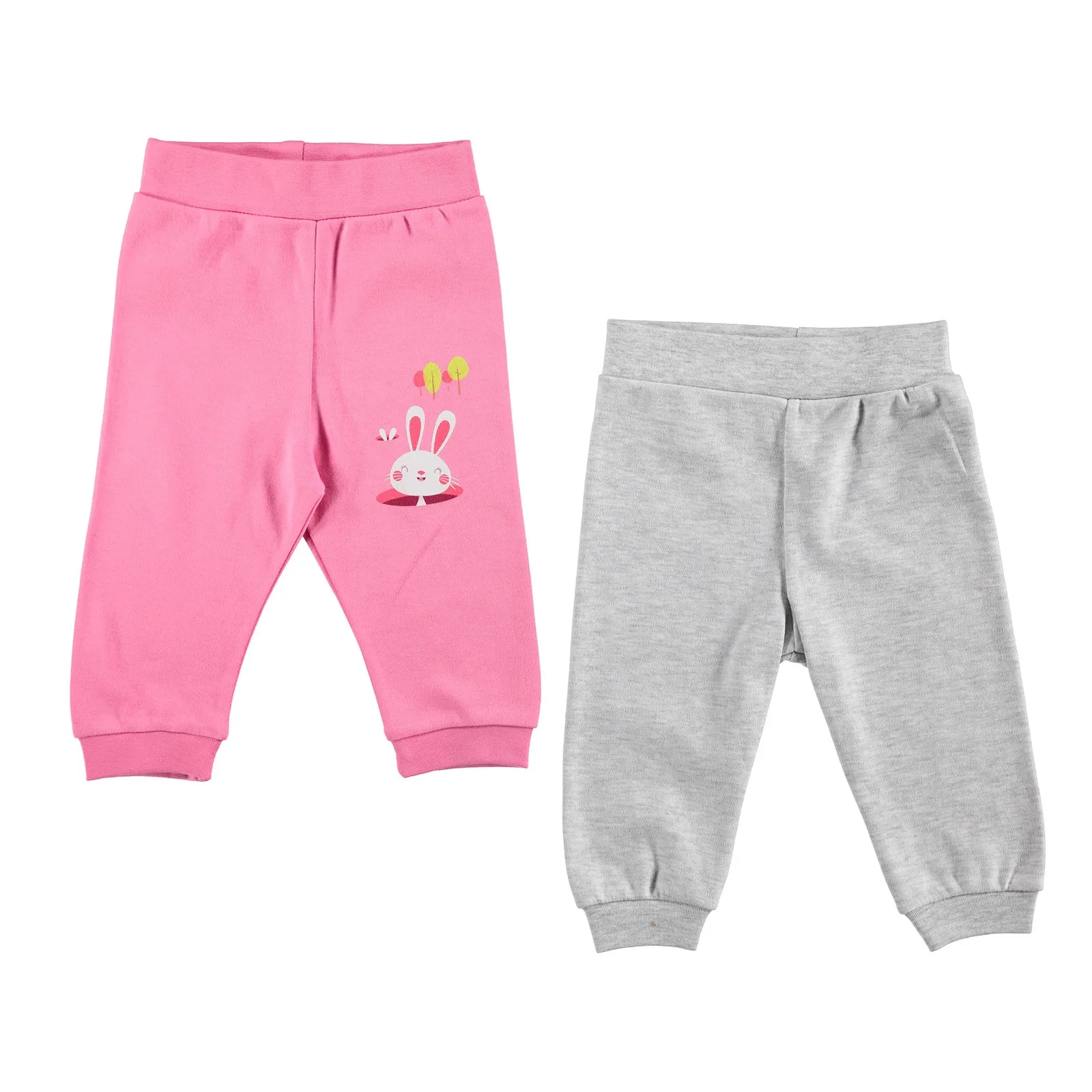 

ebebek HelloBaby Baby Girl Footless Trousers 2 Pack