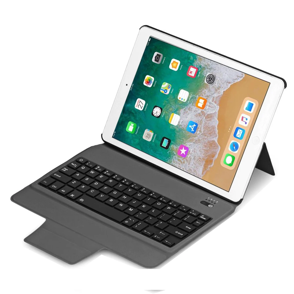 Ультратонкий чехол для клавиатуры iPad 9 7 2017 5 го поколения A1822 A1823 тонкий Pu кожаный
