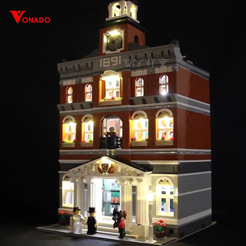 Набор со светодиодсветильник кой для конструктора Lego 10224 город-создатель