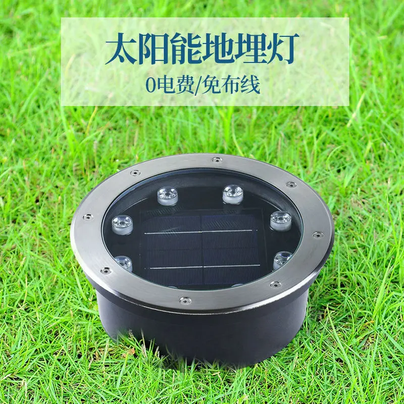 

5pcs 2W 4W 8W 12W Solar Power Buried Light Underground Lamp Outdoor Path Garden Decking LED Ground Light Driveway Lawn Lighting