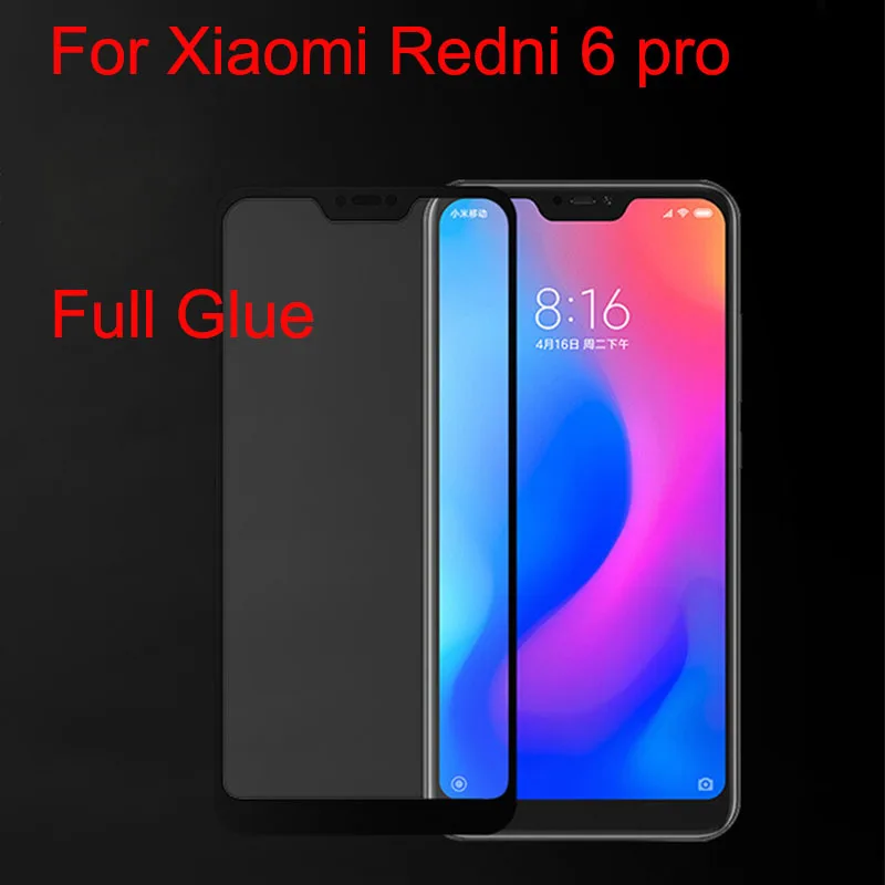 

S2 6 6pro Full Cover For Xiaomi Redmi 6 6A 6 pro S2 Tempered Glass Full Glue For Xiaomi Redmi S2 6pro Screen Protector