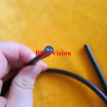 Оптический дуплекс волокно кабель 2 ядра проводников и коаксиальный Тип PN патч-корд второй обшитый с белой цветной маркой полосы