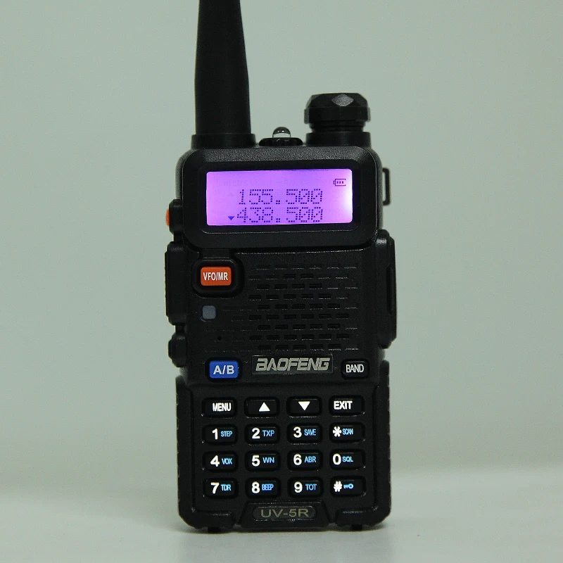 BAOFENG UV-5R 5 Вт 10 км Двухдиапазонная рация 136-174 МГц и 400-520 МГц портативная двухсторонняя CB радио UV5R(черный/Камуфляж