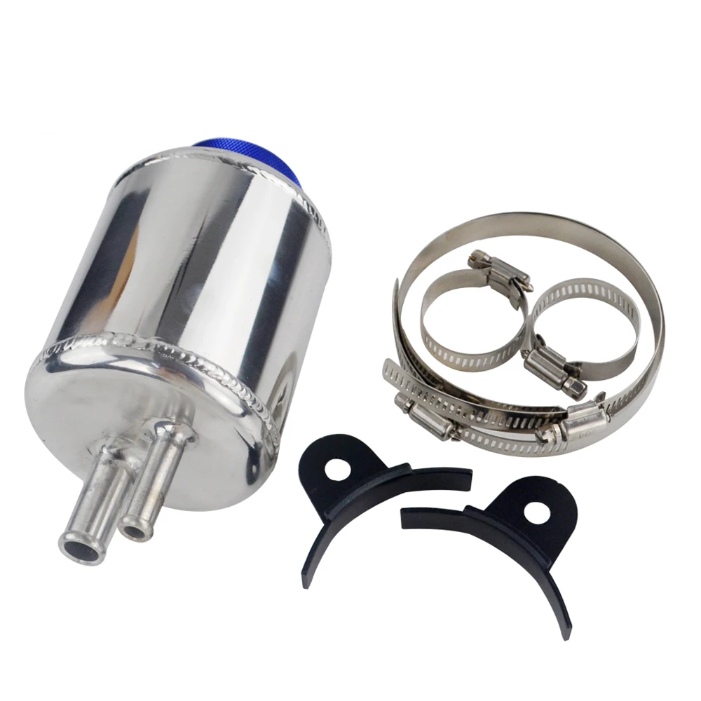 Hypertune SILVER Jdm алюминиевые гонки гидроусилитель руля жидкость резервуар зажимы HT