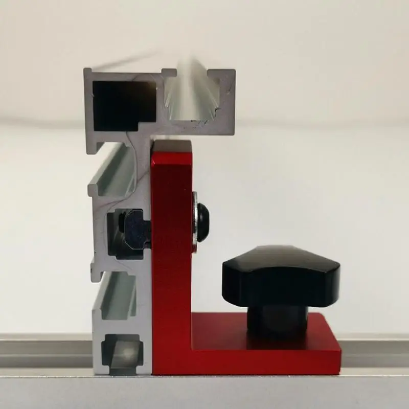 

Woodworking 30/45 Type T-tracks Chute Backing Connector Rail Chute Connector Suitable For Woodworking T-Groove T-Track