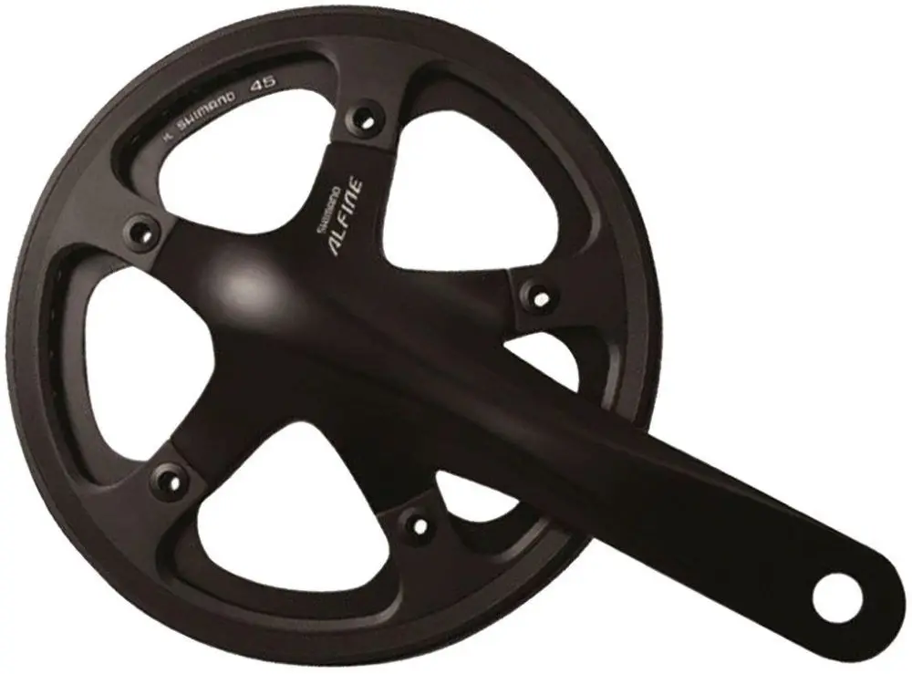 Оригинальный Shimano ALFINE FC S501 39 T/42 T/45 T серебристый/черный велосипед один/двойной
