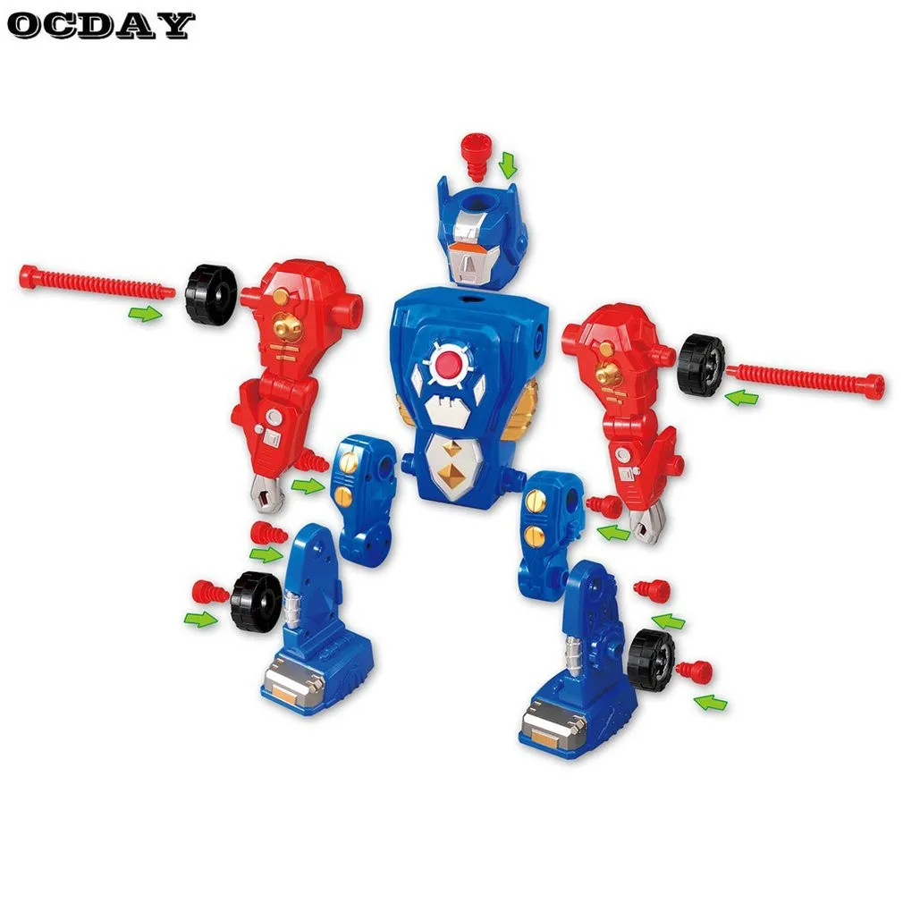 Take A Part Transform Robot Building Kit Construction Toy with 31 Take