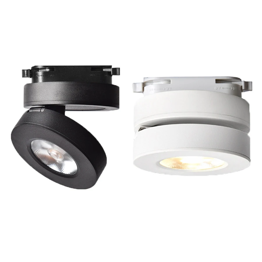 Thrisdar 3 Вт 5 Вт 7 Вт мини COB светодиодный светильник с поворотом на 360 градусов COB рельсовый Точечный светильник для магазина выставочный светильник
