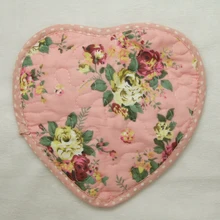 Новое поступление 1 шт. сладкое сердце Cooksmart хлопок духовки/перчатки и салфетки розовый фон смешанный цвет живопись цветок