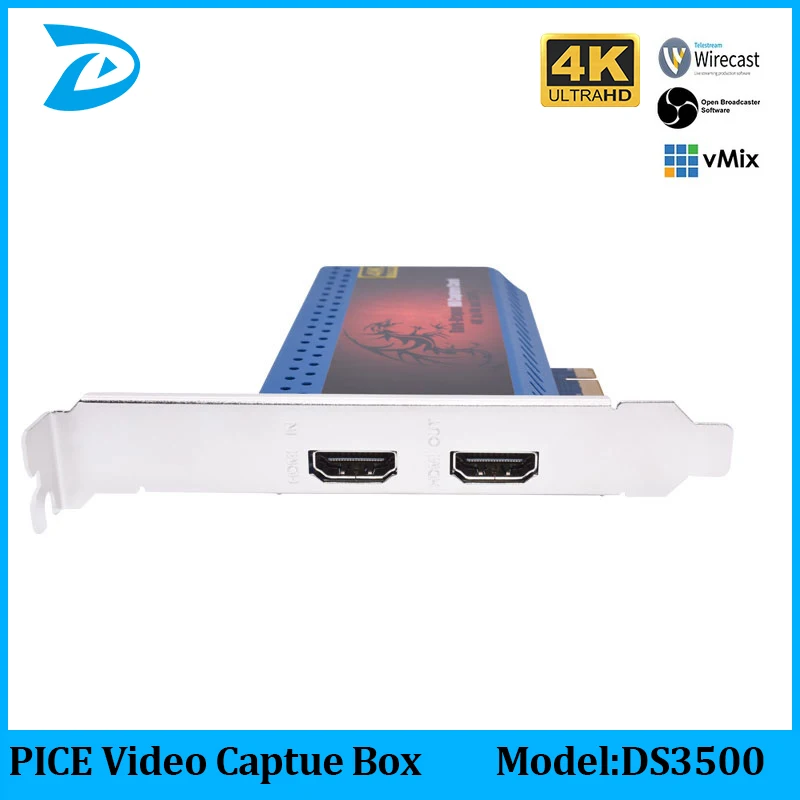 Запись 1080p HD видео через HDMI подключение PCI E захват Linux Hdmi Карта видеозахвата на ПК