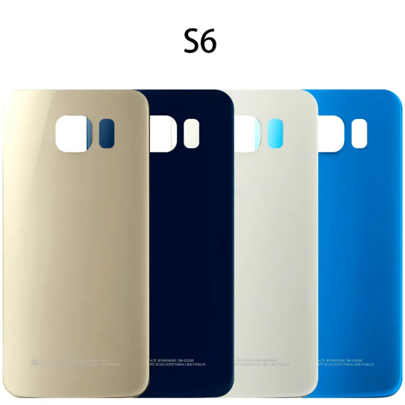 Задняя крышка батарейного отсека для Samsung Galaxy S6 G920F задняя корпуса edge Plus G925F G928G