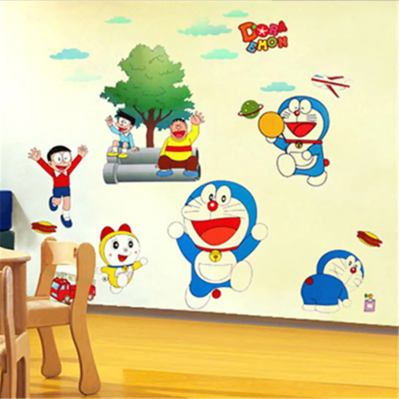 3D acrylic three dimensional wall stickers cartoon background stickers