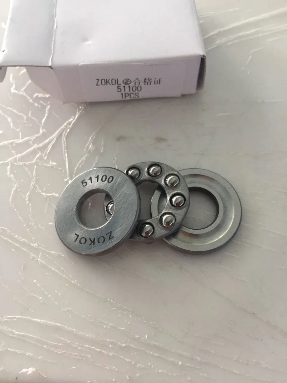 

1PC 10mm x 24mm x 9mm 51100 Axial Ball Thrust Bearing 3-Parts 10*24*9