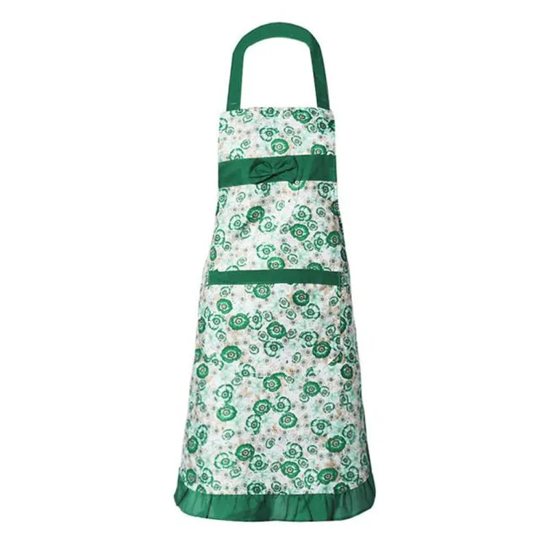 Womens Kitchen Restaurant Bib Cooking Aprons Pockets Apron Wholesale
