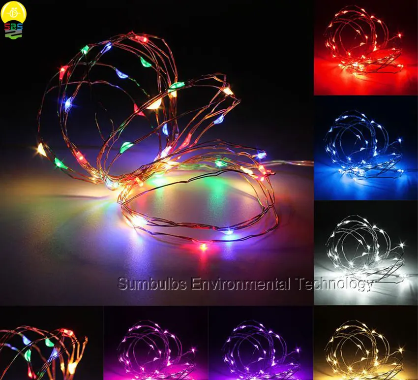 2m 3m 4m 5m 10m USB Battery Powered Waterproof LED Cooper Wire String Light Decoration Fair Lamp Christmas0