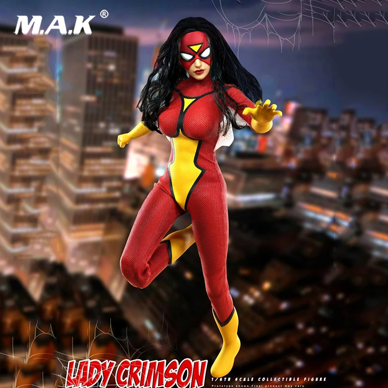 

For Collection TE020 1/6 Scale Lady Crimson Starscream action figure doll for fun collection Toy full set Christmas gift