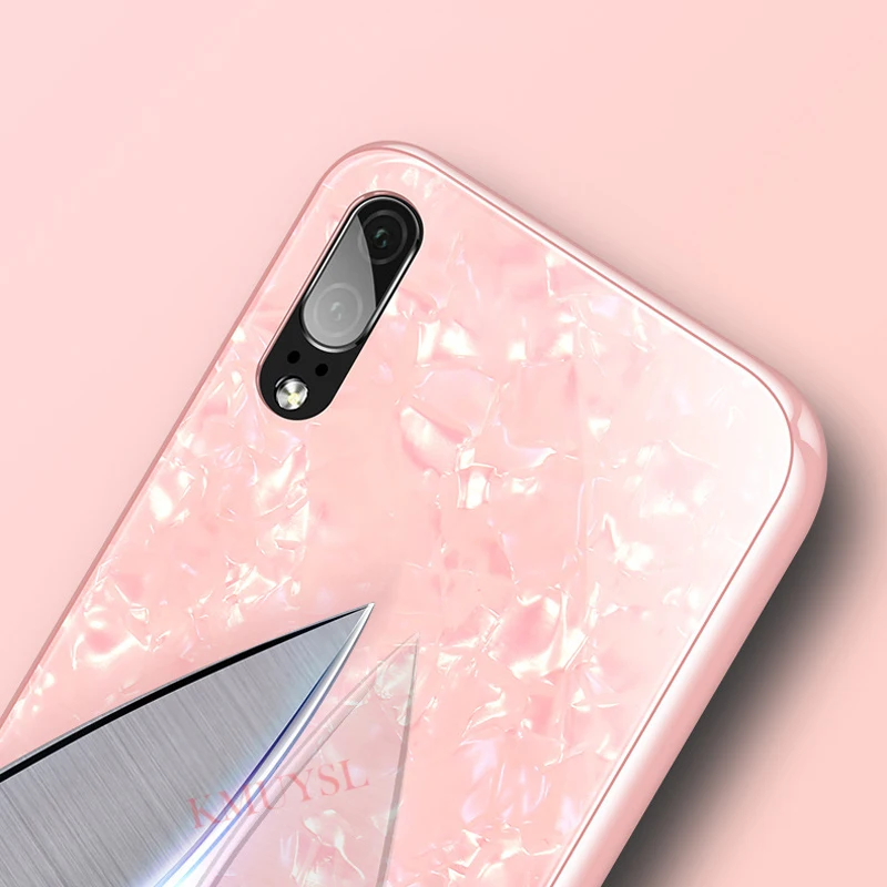 Мраморный чехол из закаленного стекла для Huawei P30 Lite P20Pro Mate 10 30 20 Y9 2019 On Honor 8X 20S Pro Nova