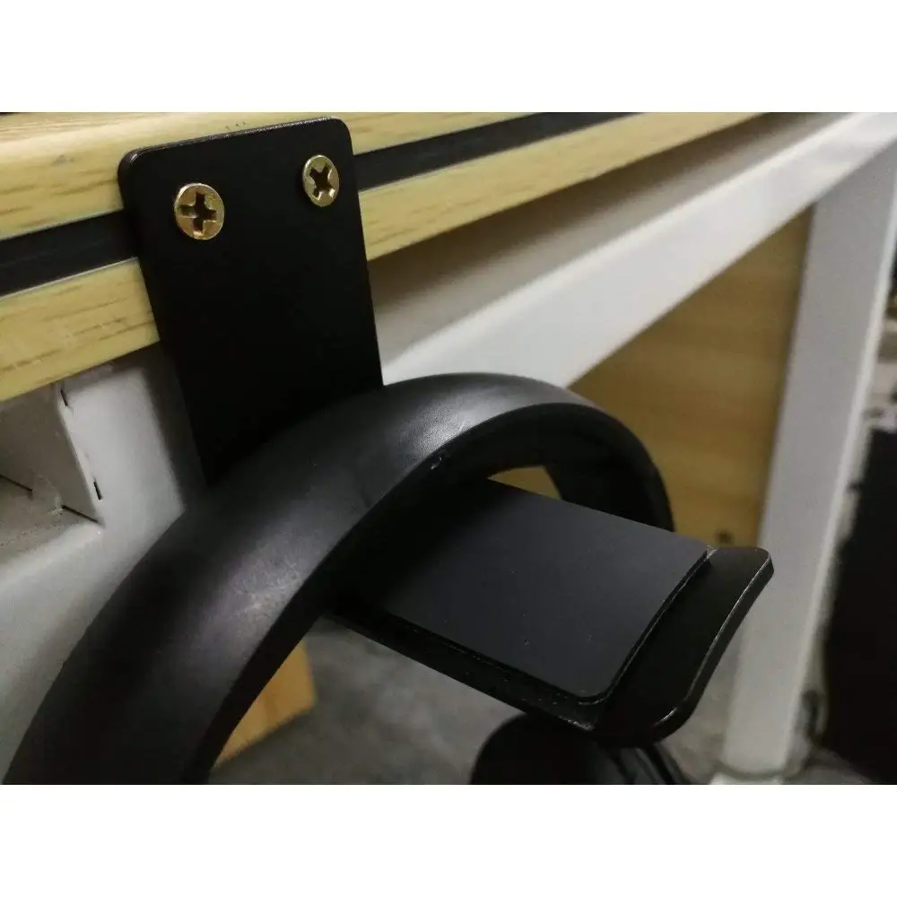 Headphone Holder Stand Earphone Headphone Headset Wall Mount Desk Hanger Hook Stand For Clamp With 3M Adhesive and Screw