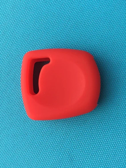 Силиконовый чехол для ключей, сменный транспондер, автомобильный чехол для ключей для Ford Mondeo Ka Escort Fiesta Focus Transit Connect Fusion - Название цвета: Red