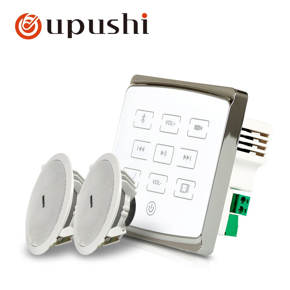 Ceiling spekaers 6 5 inch oupushi wall amplifier home background sound system samll MP3 MP4 player